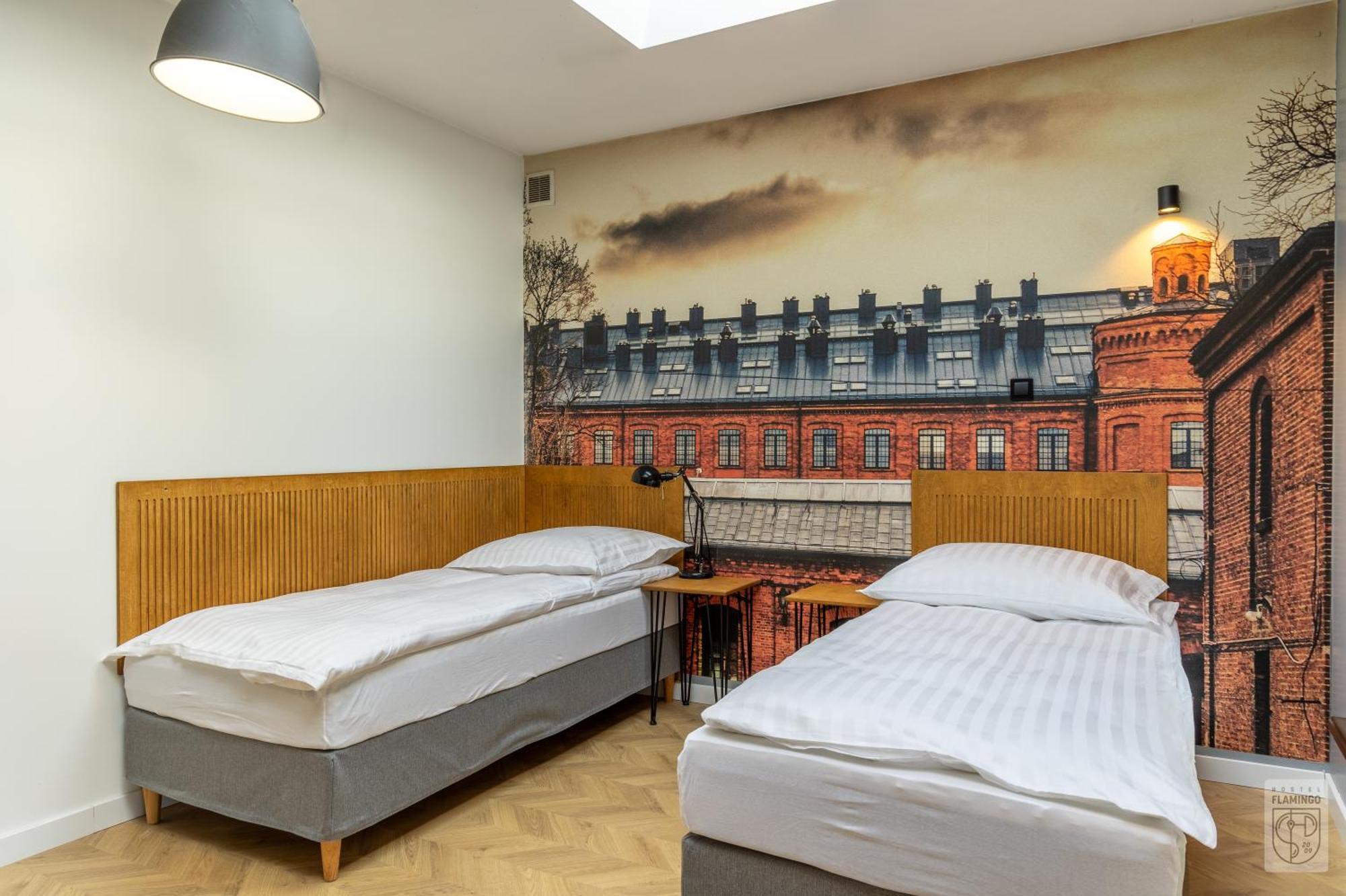 Hostel Flamingo Centrum Łódź Exterior foto